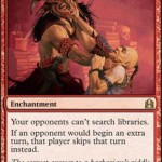 Stranglehold MTG Card: No More Library Searches