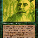 Gaea’s Liege: A Creature that Transforms When Attacking