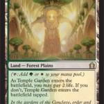 Temple Garden MTG Forest and Plains
